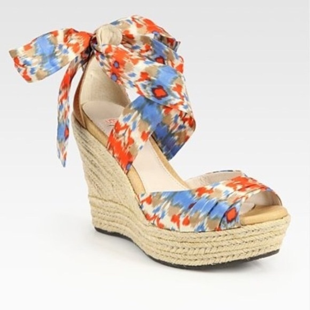 NWT UGG Lucianna Print Wedges